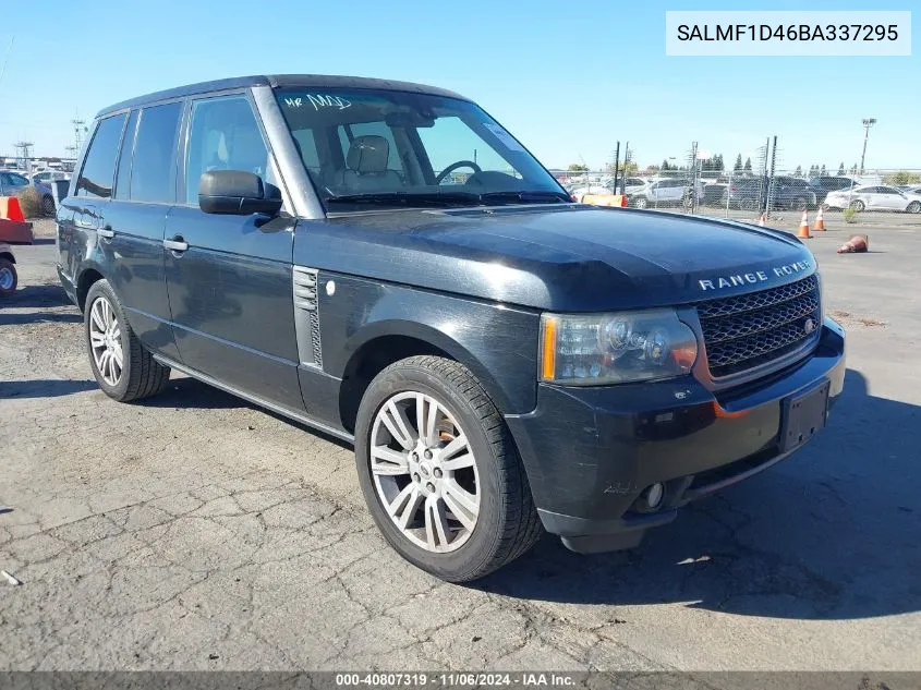 2011 Land Rover Range Rover Hse VIN: SALMF1D46BA337295 Lot: 40807319