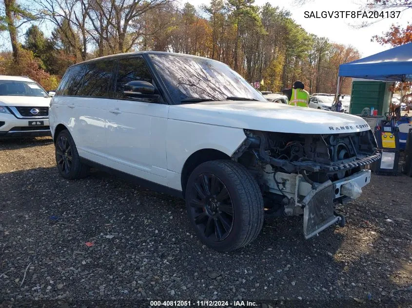 2015 Land Rover Range Rover 5.0L V8 Supercharged Autobiography VIN: SALGV3TF8FA204137 Lot: 40812051