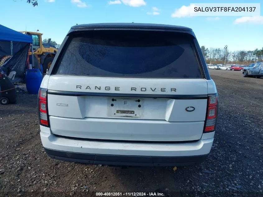 2015 Land Rover Range Rover 5.0L V8 Supercharged Autobiography VIN: SALGV3TF8FA204137 Lot: 40812051