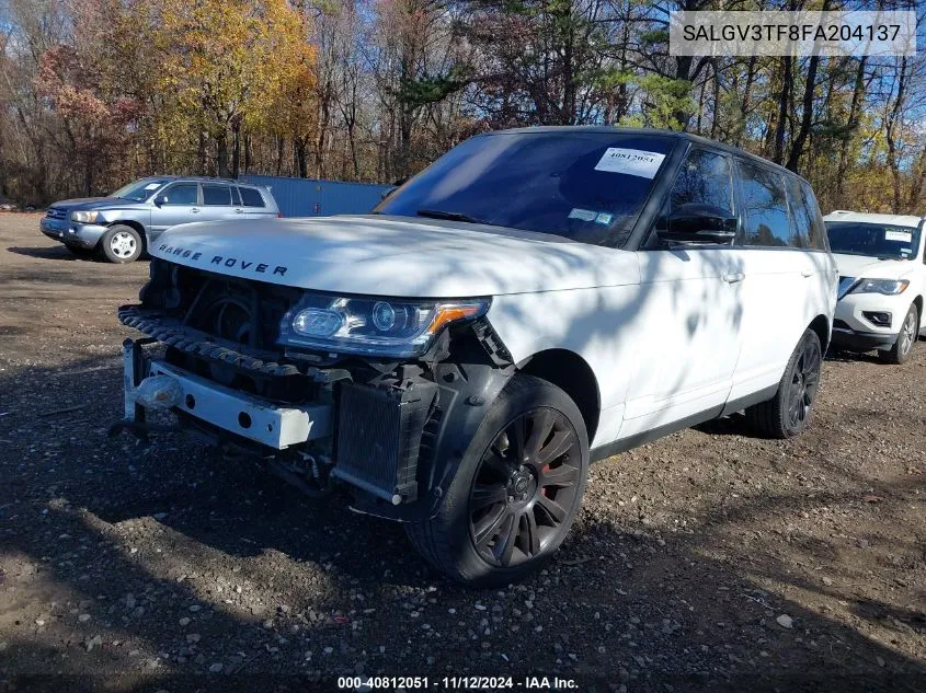 2015 Land Rover Range Rover 5.0L V8 Supercharged Autobiography VIN: SALGV3TF8FA204137 Lot: 40812051