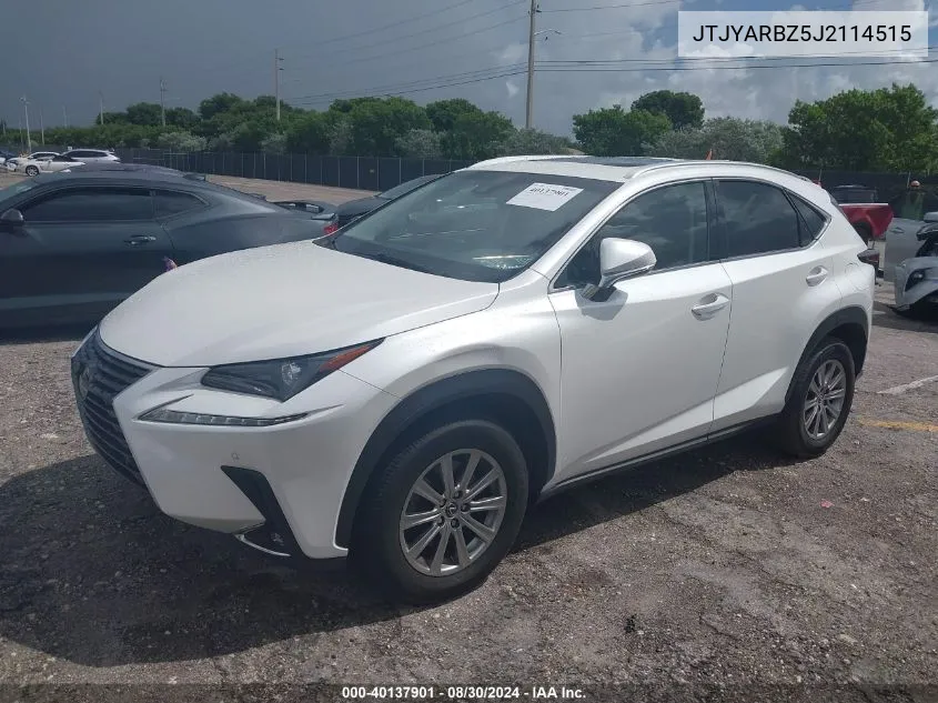 JTJYARBZ5J2114515 2018 Lexus Nx 300