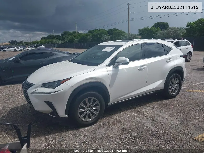 JTJYARBZ5J2114515 2018 Lexus Nx 300