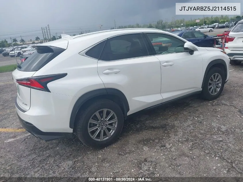 JTJYARBZ5J2114515 2018 Lexus Nx 300