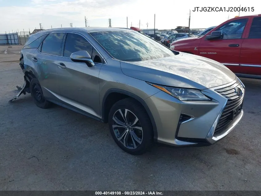 2018 Lexus Rx 350L Premium VIN: JTJGZKCA1J2004615 Lot: 40149108