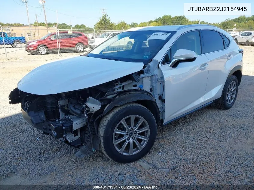 JTJBARBZ2J2154945 2018 Lexus Nx 300