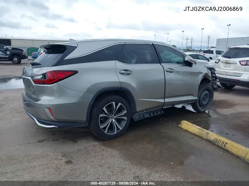 2018 Lexus Rx 350L Premium VIN: JTJGZKCA9J2006869 Lot: 40287729