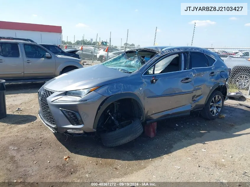 JTJYARBZ8J2103427 2018 Lexus Nx 300 F Sport