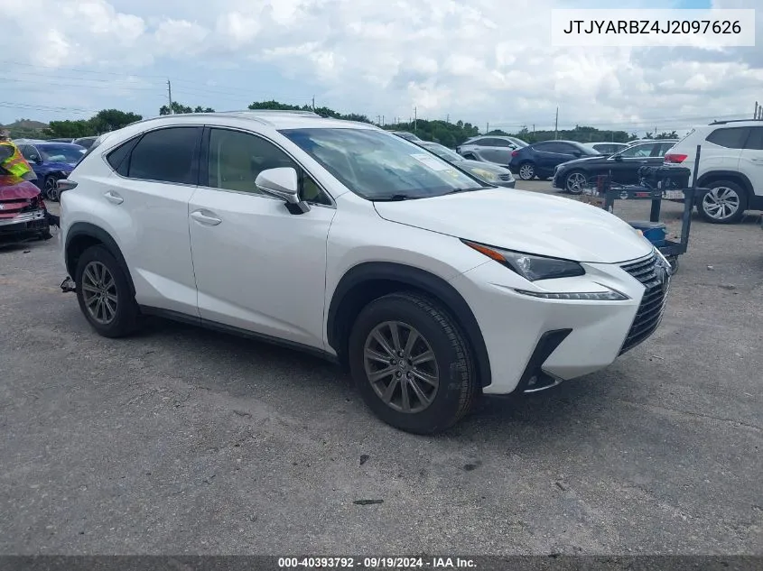 2018 Lexus Nx 300 VIN: JTJYARBZ4J2097626 Lot: 40393792