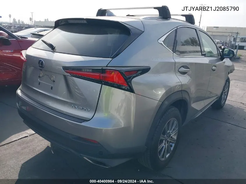 2018 Lexus Nx 300 VIN: JTJYARBZ1J2085790 Lot: 40400984