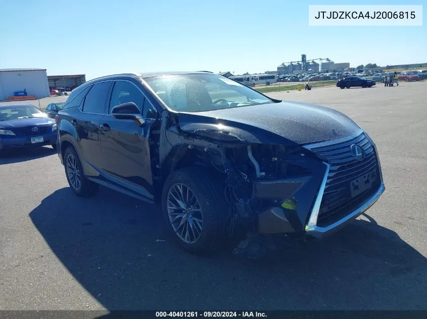 2018 Lexus Rx 350L Premium VIN: JTJDZKCA4J2006815 Lot: 40401261