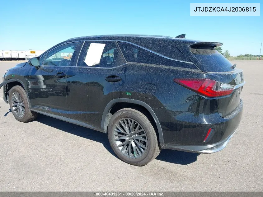 JTJDZKCA4J2006815 2018 Lexus Rx 350L Premium