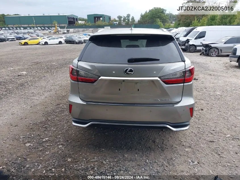 JTJDZKCA2J2005016 2018 Lexus Rx 350L 350 L