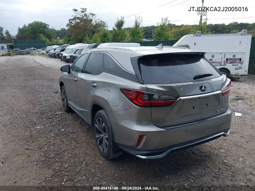 JTJDZKCA2J2005016 2018 Lexus Rx 350L 350 L