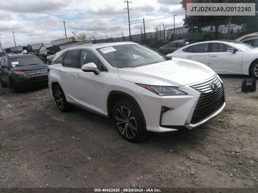 JTJDZKCA9J2012240 2018 Lexus Rx 350L Premium