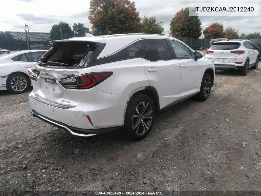 JTJDZKCA9J2012240 2018 Lexus Rx 350L Premium