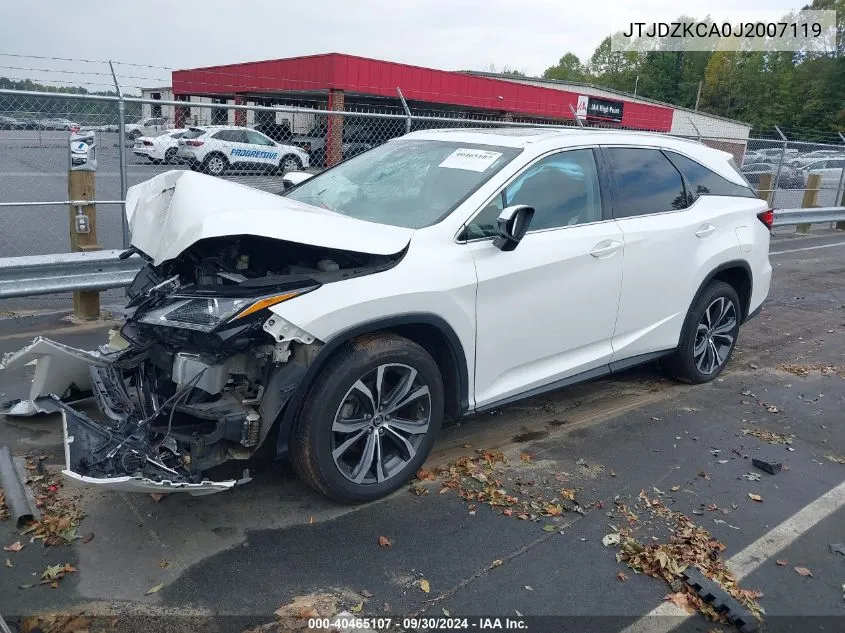 2018 Lexus Rx 350L Premium VIN: JTJDZKCA0J2007119 Lot: 40465107