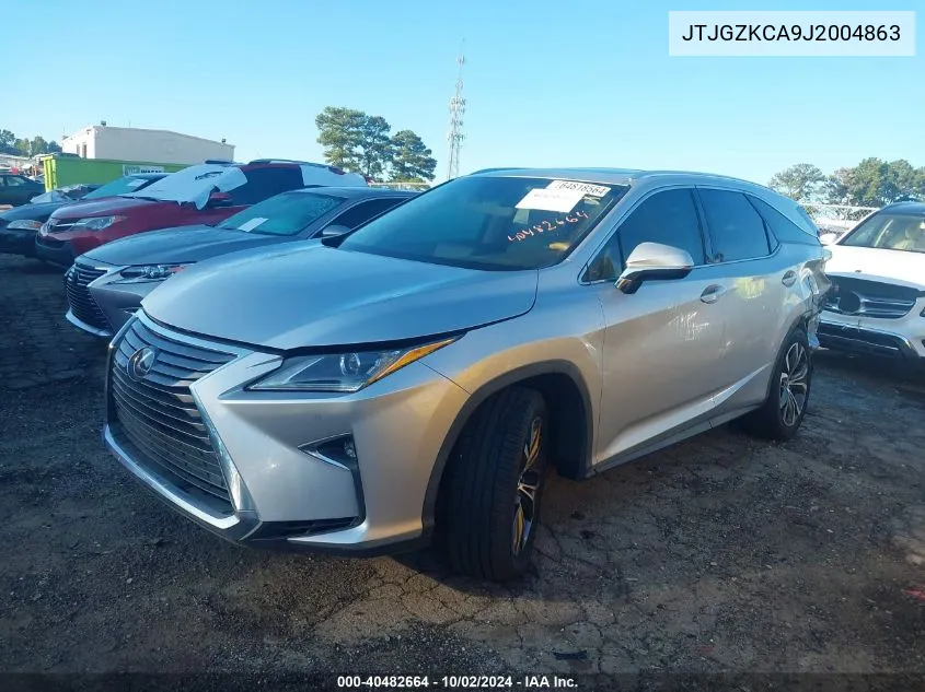 2018 Lexus Rx 350L Premium VIN: JTJGZKCA9J2004863 Lot: 40482664