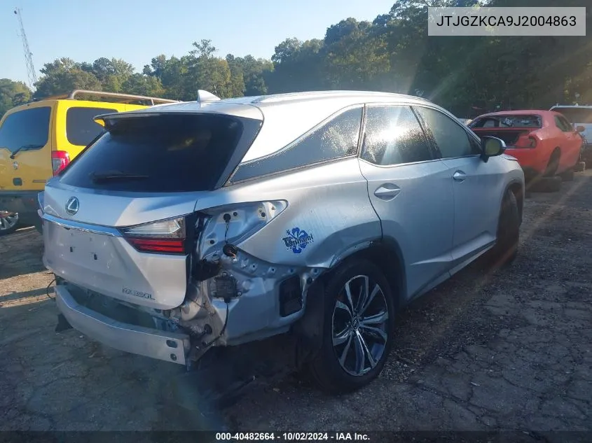 2018 Lexus Rx 350L Premium VIN: JTJGZKCA9J2004863 Lot: 40482664