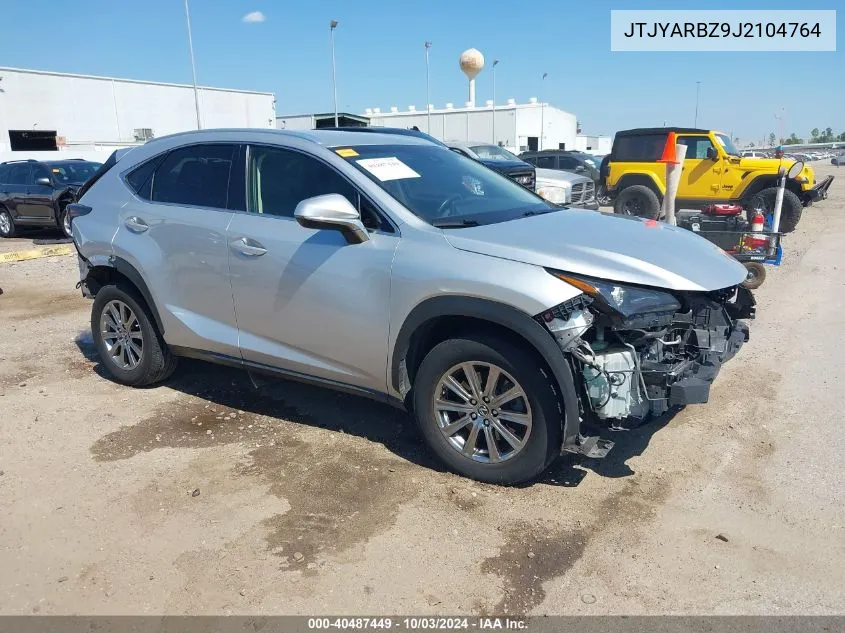 2018 Lexus Nx 300 VIN: JTJYARBZ9J2104764 Lot: 40487449