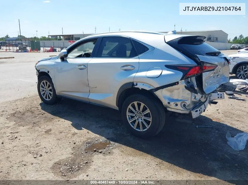 2018 Lexus Nx 300 VIN: JTJYARBZ9J2104764 Lot: 40487449