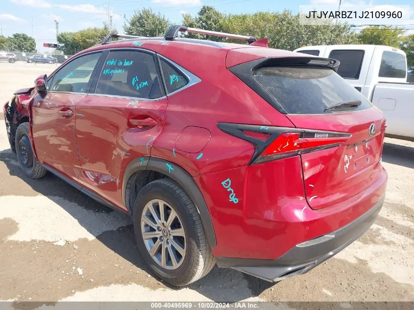 JTJYARBZ1J2109960 2018 Lexus Nx 300