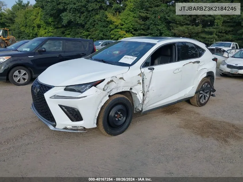 JTJBARBZ3K2184246 2019 Lexus Nx 300 F Sport