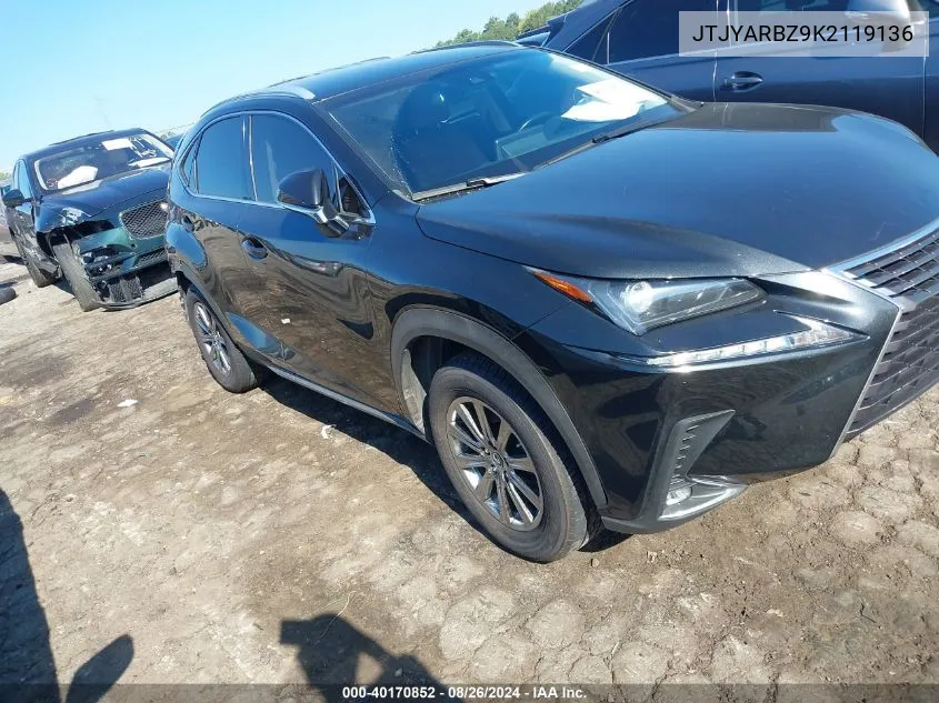 JTJYARBZ9K2119136 2019 Lexus Nx 300