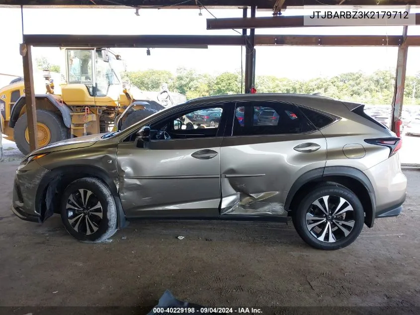 JTJBARBZ3K2179712 2019 Lexus Nx 300 300 Base/300 F Sport