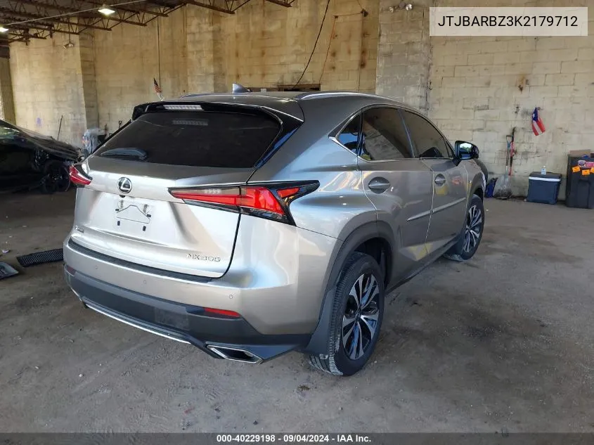 JTJBARBZ3K2179712 2019 Lexus Nx 300 300 Base/300 F Sport