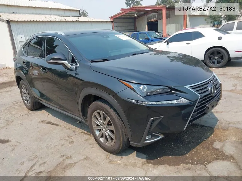 2019 Lexus Nx 300 VIN: JTJYARBZ7K2130183 Lot: 40271101