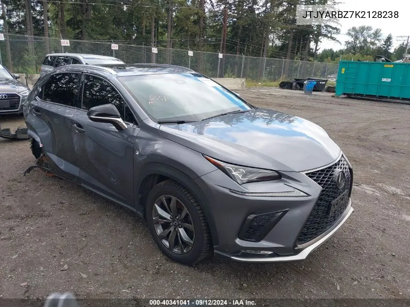 JTJYARBZ7K2128238 2019 Lexus Nx 300 F Sport