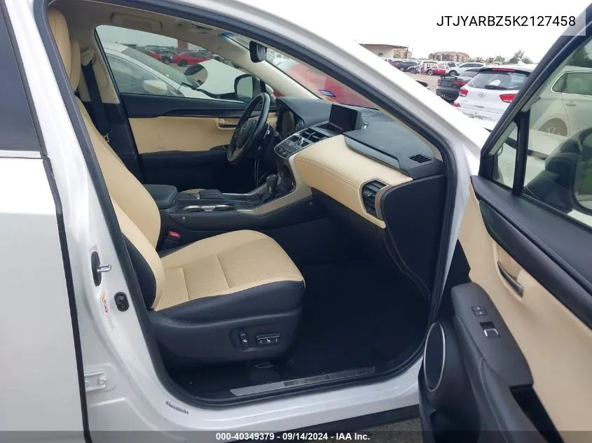 JTJYARBZ5K2127458 2019 Lexus Nx 300