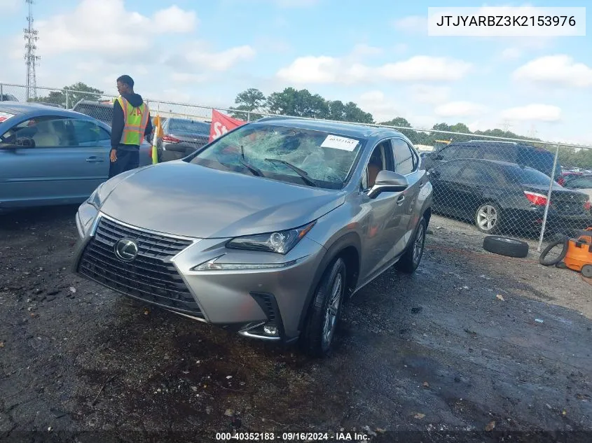 2019 Lexus Nx 300 VIN: JTJYARBZ3K2153976 Lot: 40352183