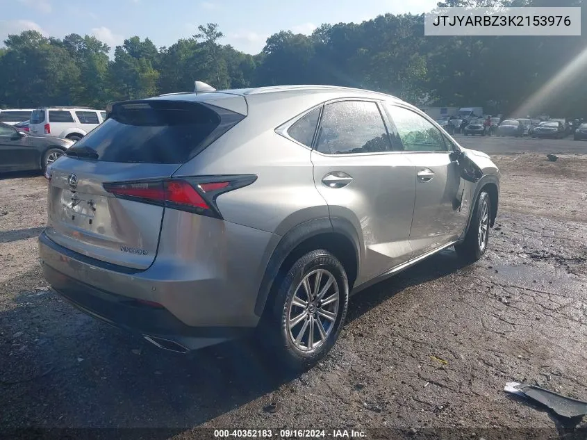 JTJYARBZ3K2153976 2019 Lexus Nx 300