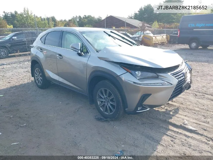 2019 Lexus Nx 300 300 Base/300 F Sport VIN: JTJBARBZ8K2185652 Lot: 40353225