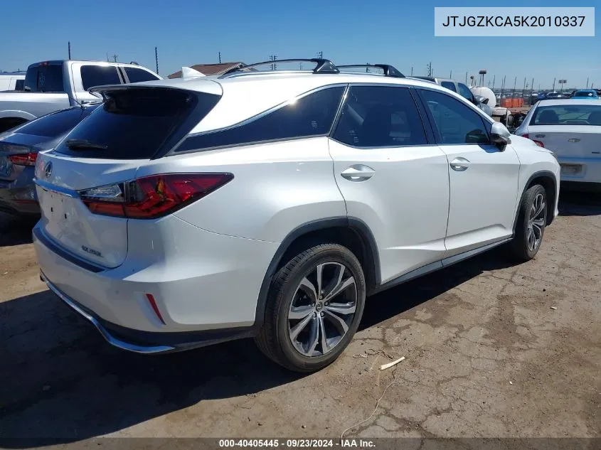 2019 Lexus Rx 350L Premium VIN: JTJGZKCA5K2010337 Lot: 40405445