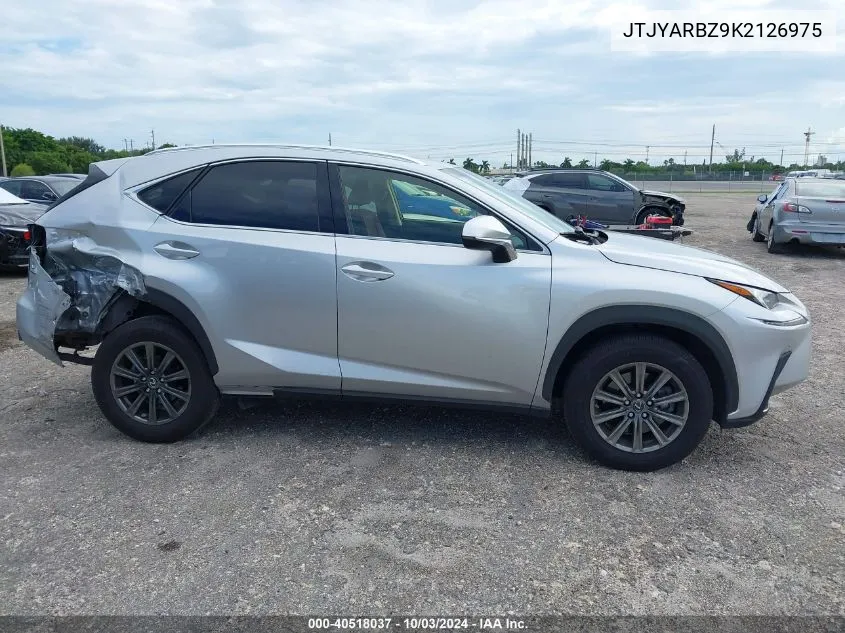 2019 Lexus Nx 300 VIN: JTJYARBZ9K2126975 Lot: 40518037