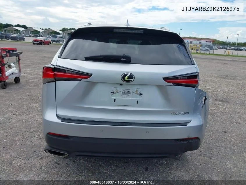 2019 Lexus Nx 300 VIN: JTJYARBZ9K2126975 Lot: 40518037