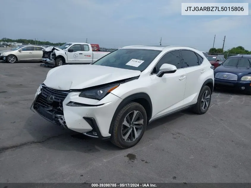 2020 Lexus Nx 300 VIN: JTJGARBZ7L5015806 Lot: 39398785