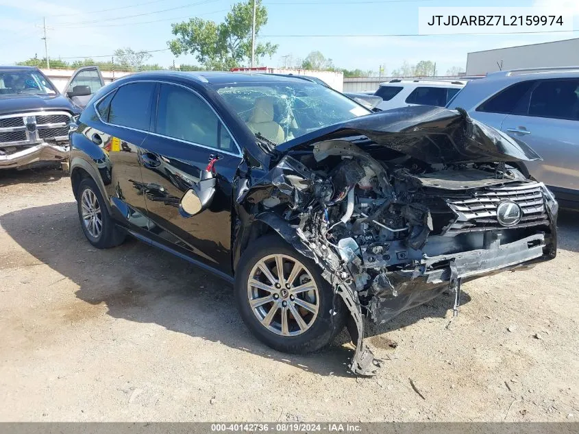 2020 Lexus Nx 300 VIN: JTJDARBZ7L2159974 Lot: 40142736