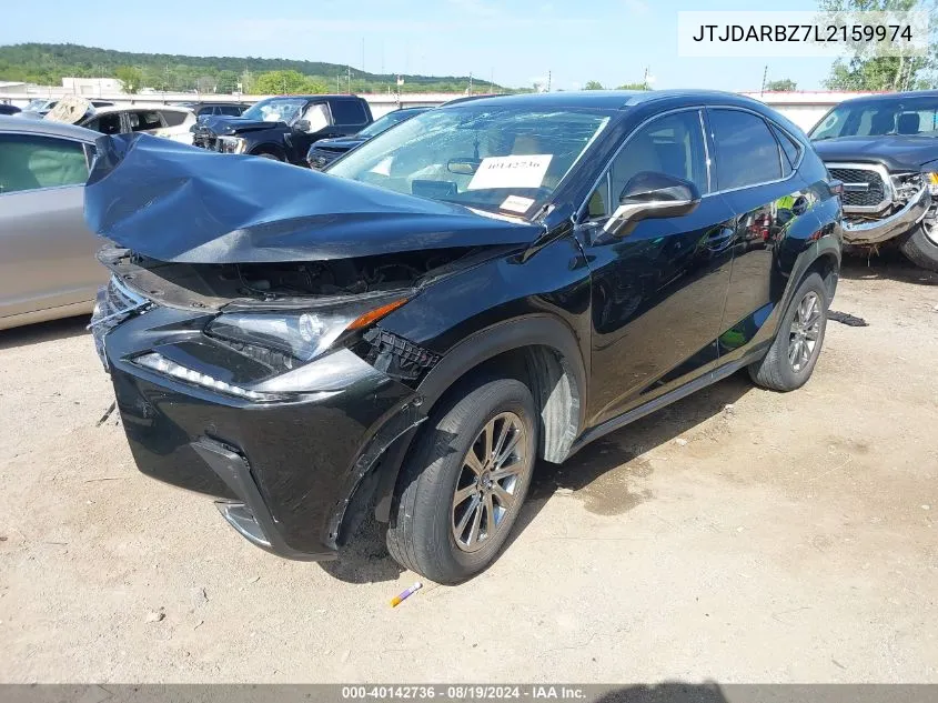 2020 Lexus Nx 300 VIN: JTJDARBZ7L2159974 Lot: 40142736