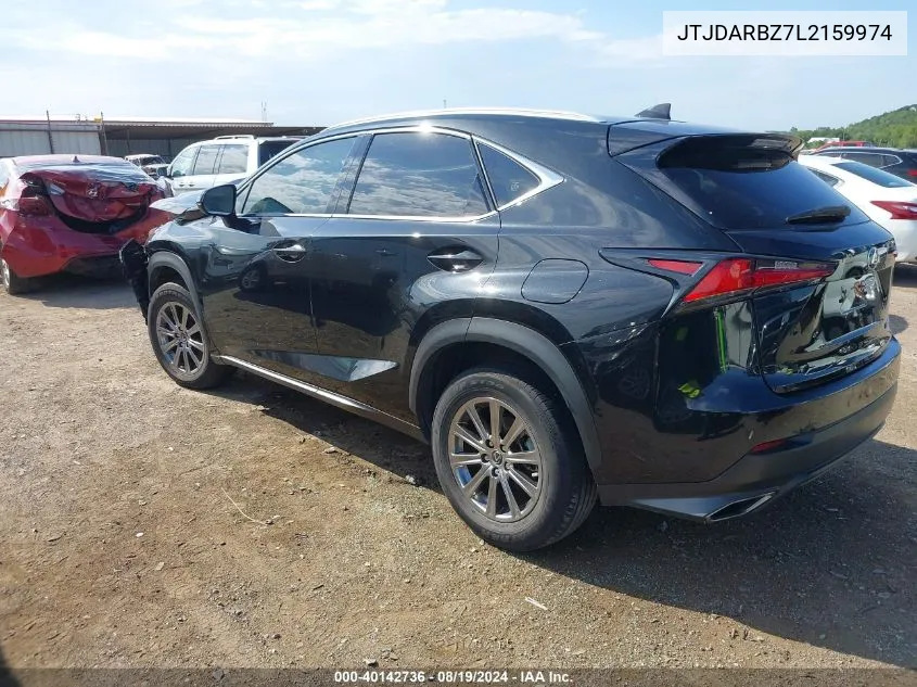 2020 Lexus Nx 300 VIN: JTJDARBZ7L2159974 Lot: 40142736