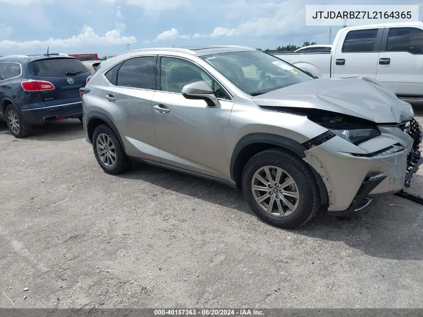 2020 Lexus Nx 300 VIN: JTJDARBZ7L2164365 Lot: 40157363