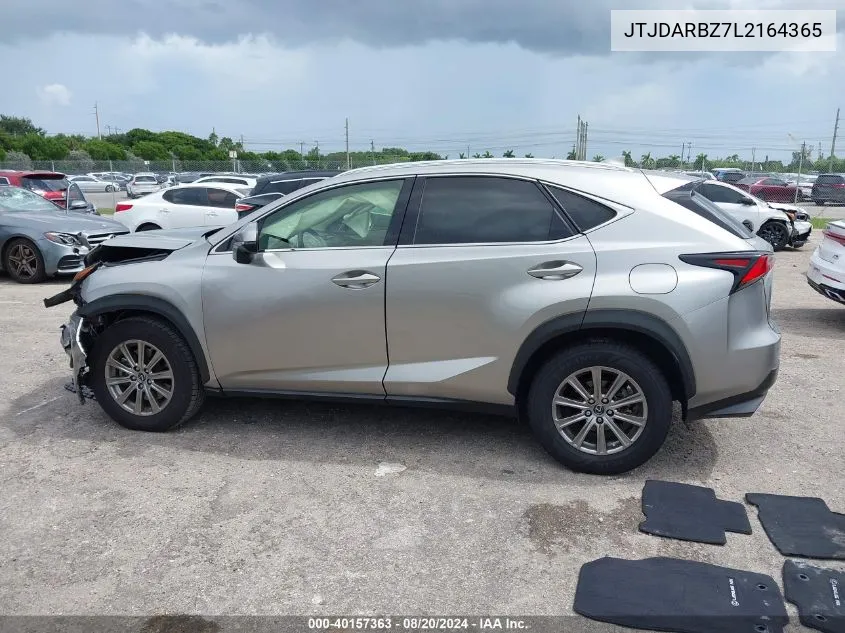 2020 Lexus Nx 300 VIN: JTJDARBZ7L2164365 Lot: 40157363