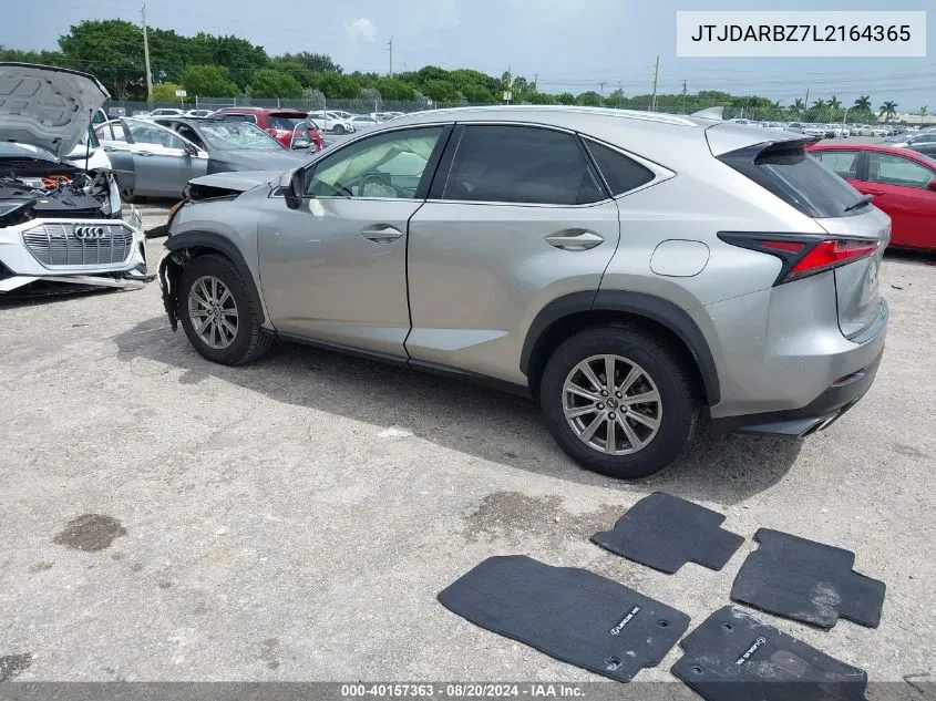 2020 Lexus Nx 300 VIN: JTJDARBZ7L2164365 Lot: 40157363