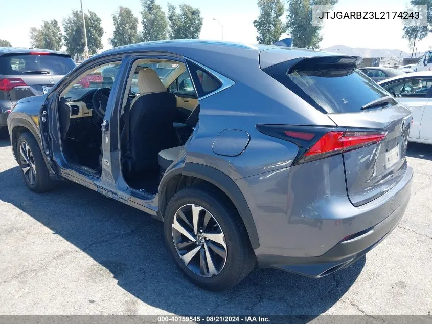 JTJGARBZ3L2174243 2020 Lexus Nx 300