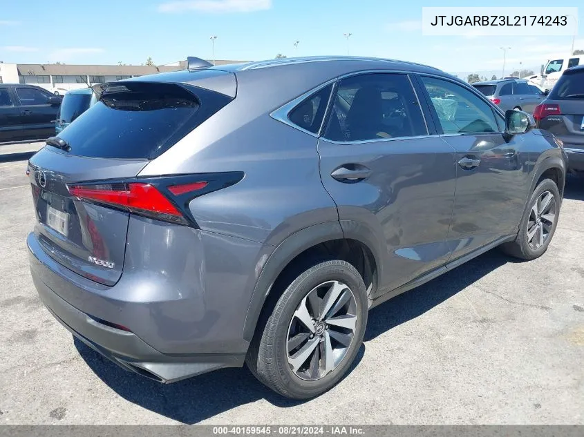 JTJGARBZ3L2174243 2020 Lexus Nx 300