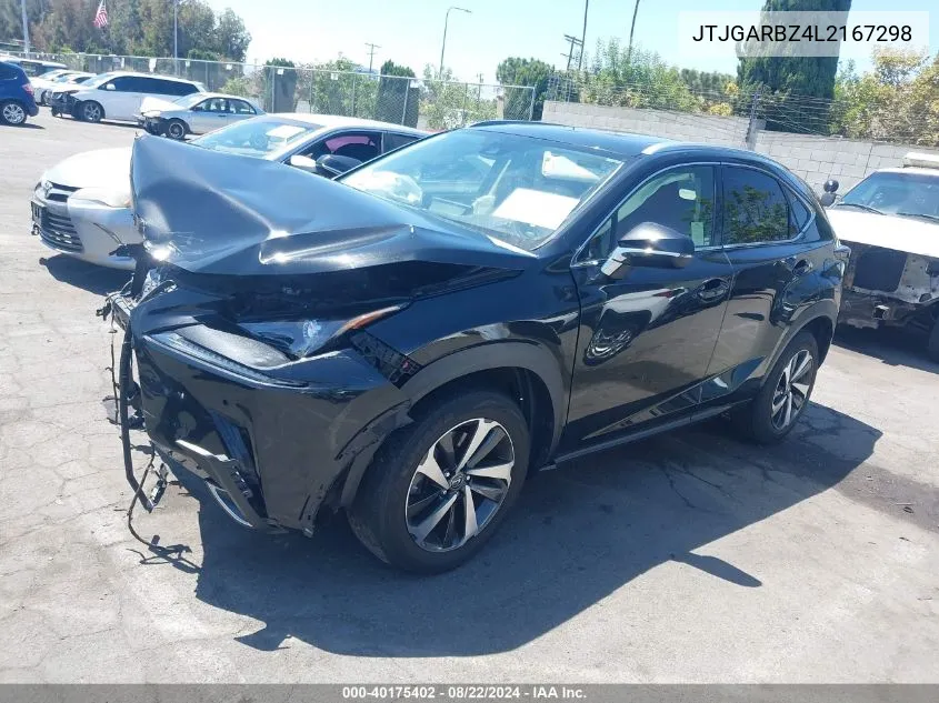 2020 Lexus Nx 300 VIN: JTJGARBZ4L2167298 Lot: 40175402