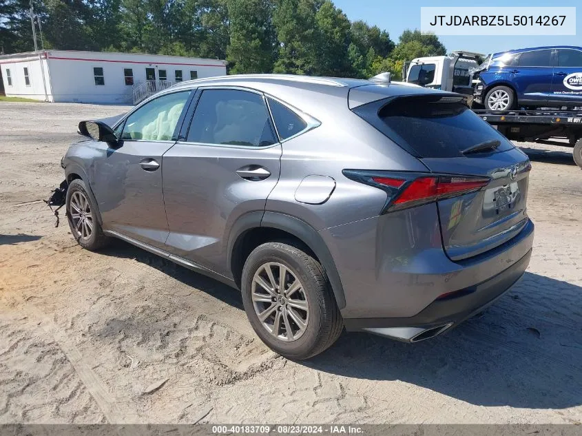 2020 Lexus Nx 300 VIN: JTJDARBZ5L5014267 Lot: 40183709