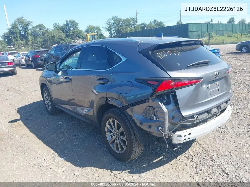 2020 Lexus Nx 300 VIN: JTJDARDZ8L2226126 Lot: 40256666